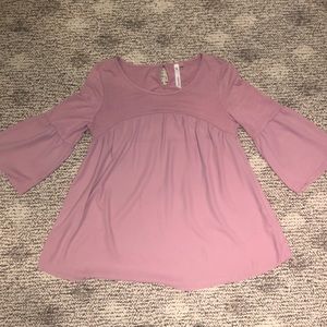 NY Collection Pink Blouse
